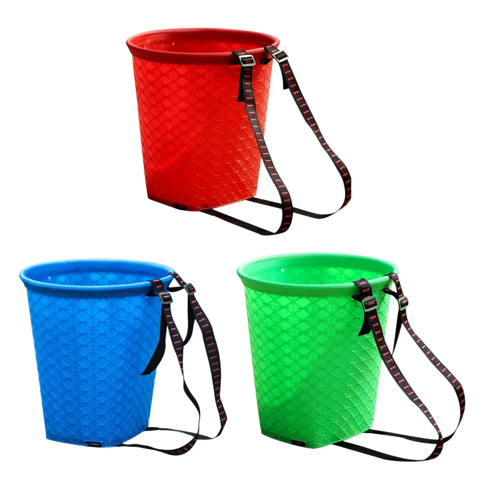 Cesta trasera versátil, resistente al desgaste agrícola con correas, cesta para recoger frutas para acampar al aire libre, Picnic, recoger setas