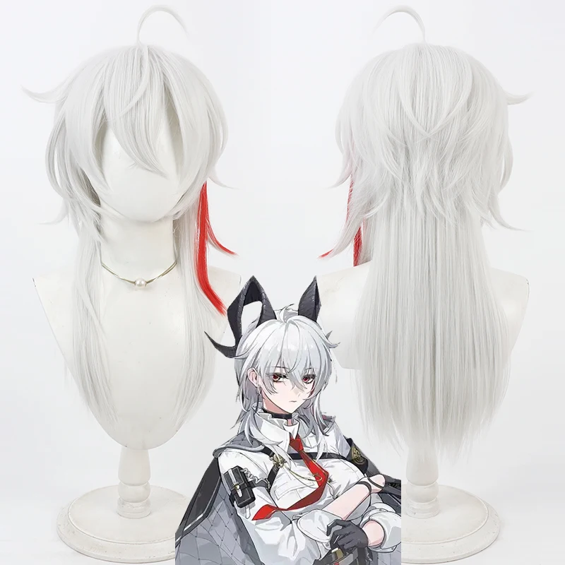 Wuthering Waves Zani Cosplay Wig Gray Hair Montelli Family Averardo Bank Ragunna Rinascita Halloween Party Women Girls Carnival