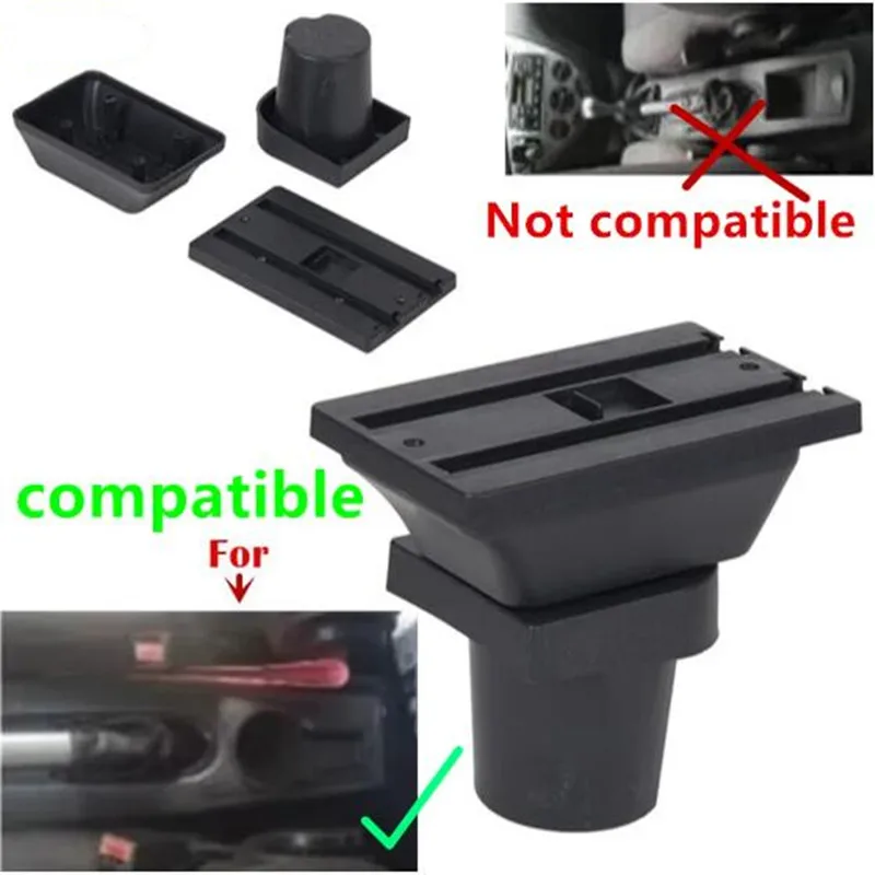 For Ford Focus MK1 Armrest Box for Ford Focus Car Armrest Double-Layer Storage Box Cup Holder Interior Retrofit Car Accessories
