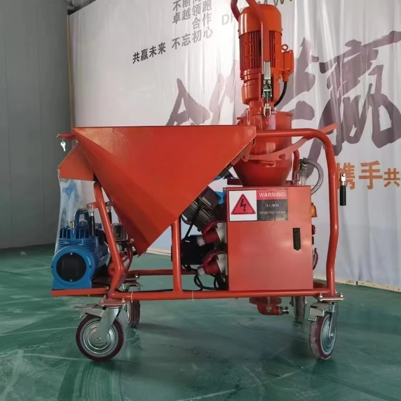 Powerful Blacks Swimming Pool Cement and Sand Plaster Machine M9 Putty Spraying Machine