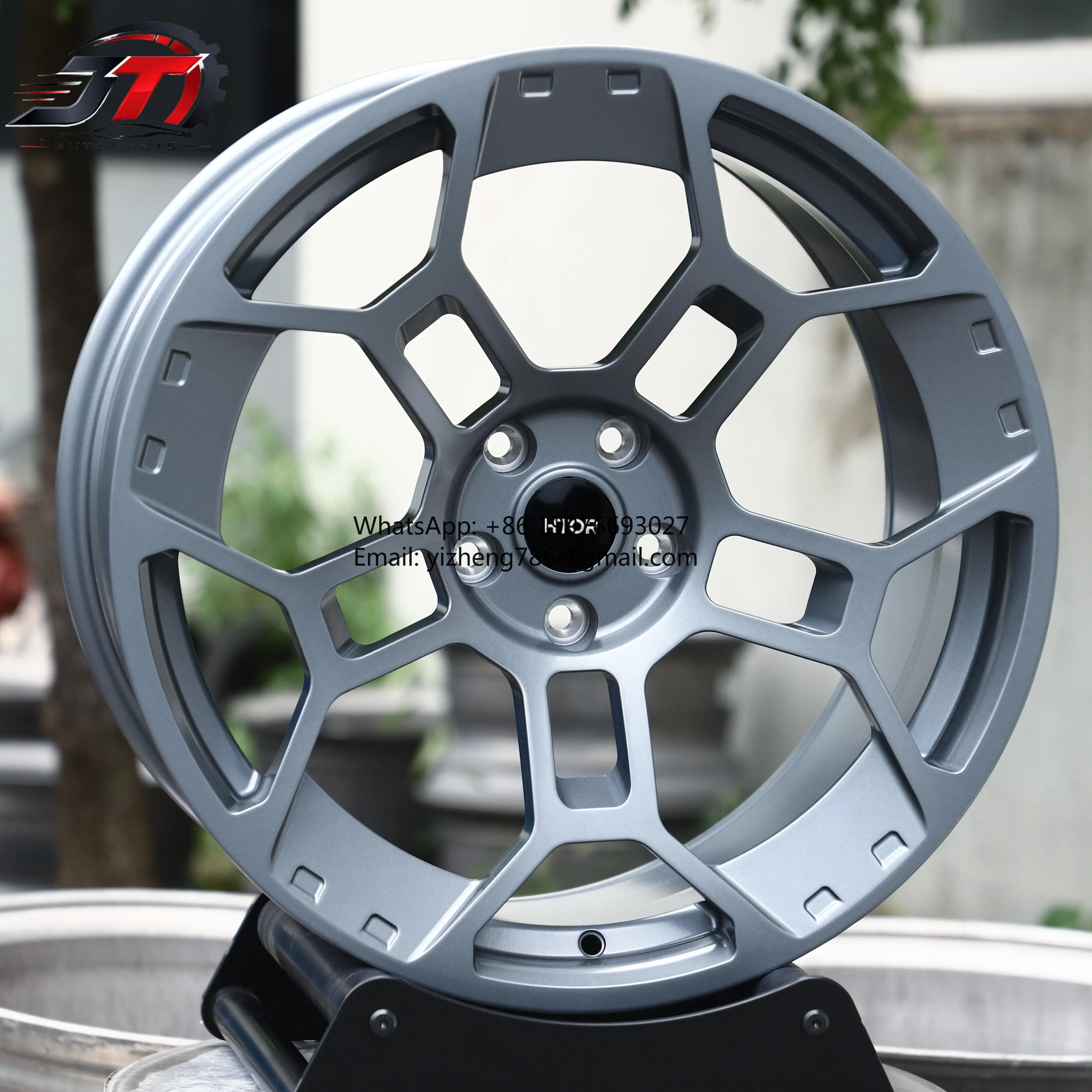 JT Custom 17 18 Inch 5x120 5x127 Forged Wheels Matte Silver Rims Fits For 350Z For 370Z For Sentra SE-R For Mazda3 For Cherokee