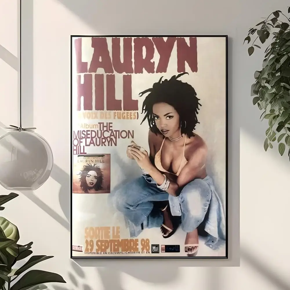 Neo Soul Singer L-Lauryn Noelle Hill Poster Modern Home Decor & Interior Design | Wall Art Collection