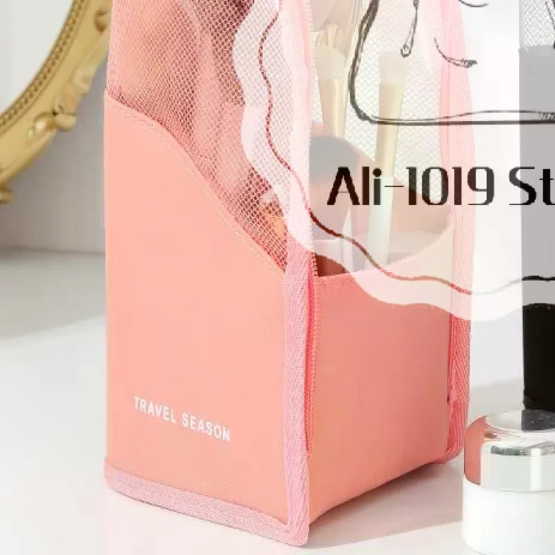 Makeup Brush Case Stand Cosmetic Bag Makeup Brush Holder Travel Waterproof