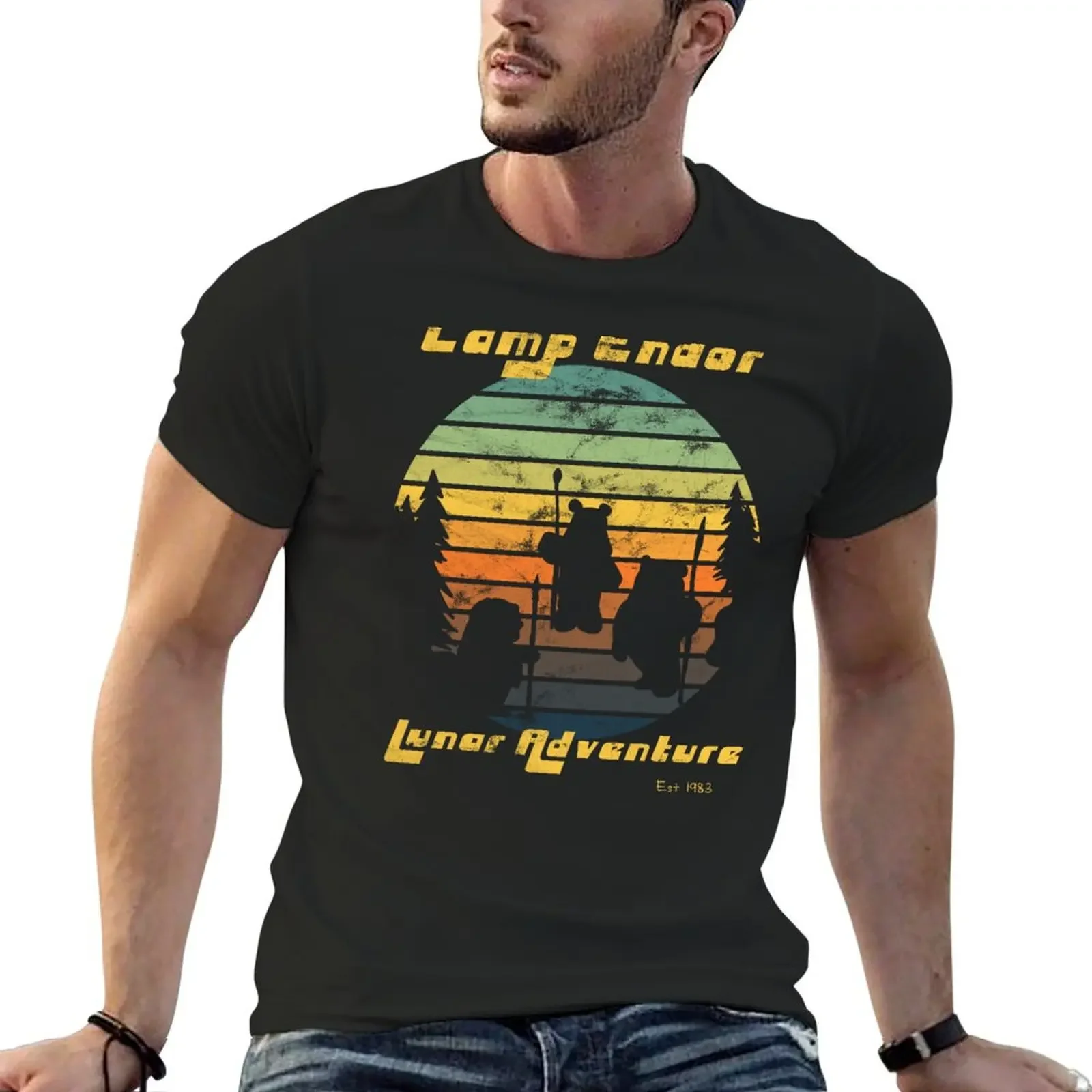 Camp Endor - Lunar Adventure T-Shirt summer tops custom t shirt fruit of the loom mens t shirts