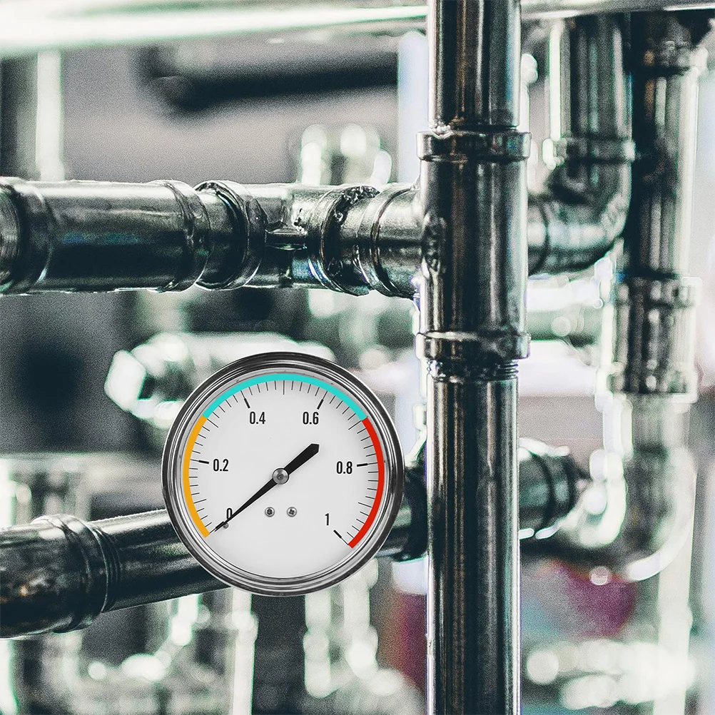 

6 Sheets Adhesive Air Pressure Gauge Decal Waterproof PVC Indicator Sticker Accurate Pressure Range Display