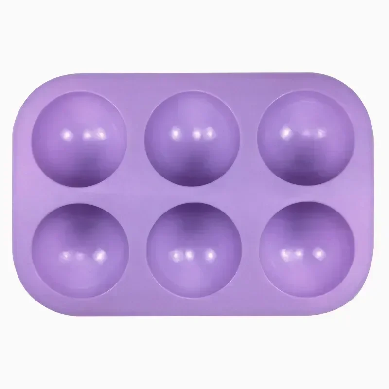 1pcs 3D Ball Round Half Sphere Silicone Molds for DIY Baking Mousse Pudding Chocolate Cake Mold Kitchen Tools Home Accessories