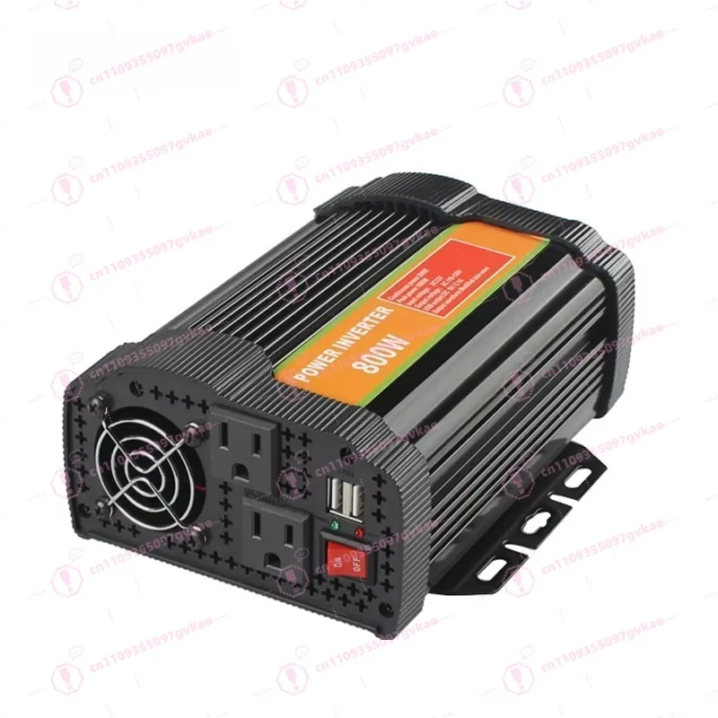 800W Modified Sine Wave Solar Inverter AC 12V To 220V Automotive Inverter with 1600W Peak Power for Automotive Emergency Power