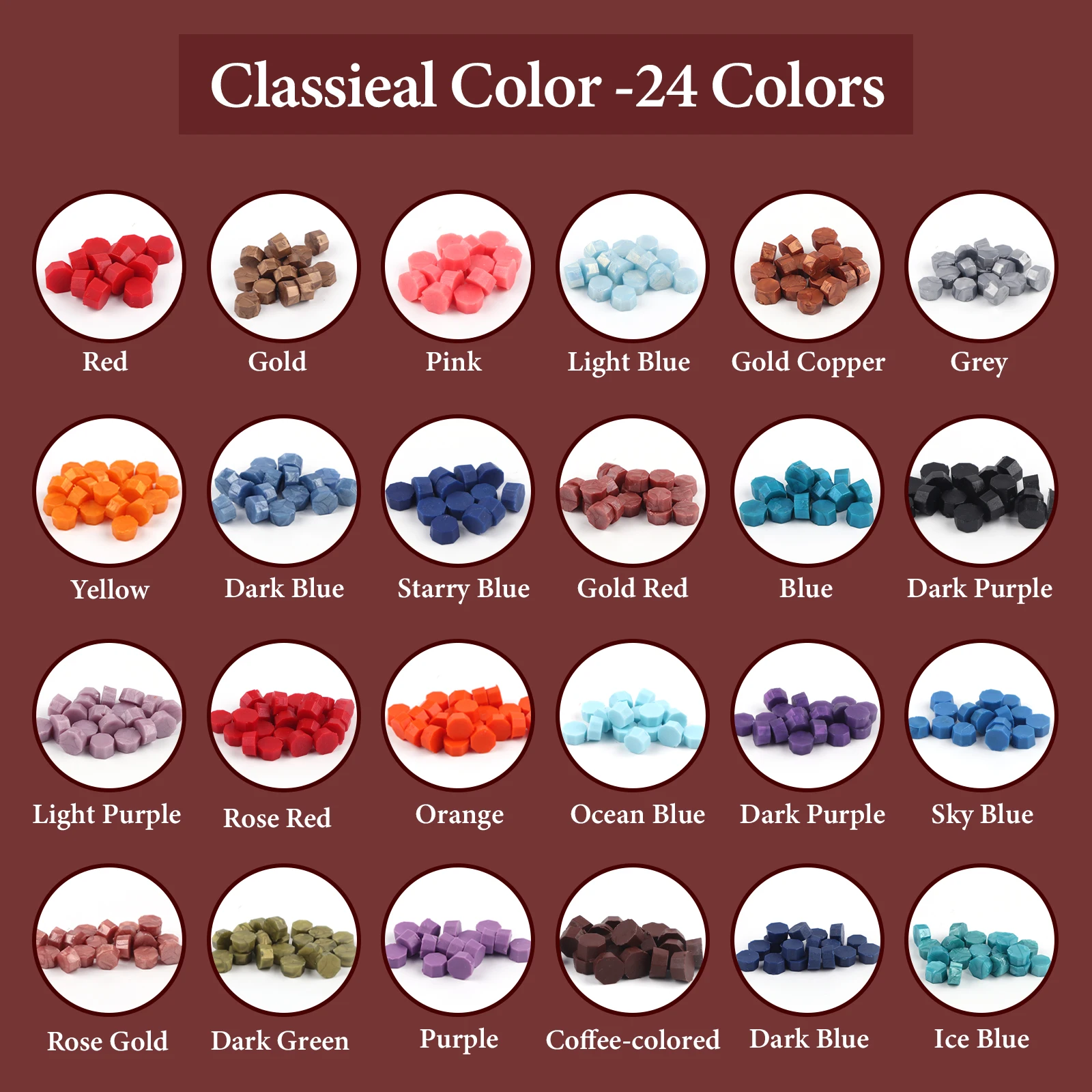 

Набор штампов с сургучной печатью с восковыми гранулами, печицей для плавления воска, конвертом, ручкой, свечом и сургучной печатью для запечатывания конвертов и декоров