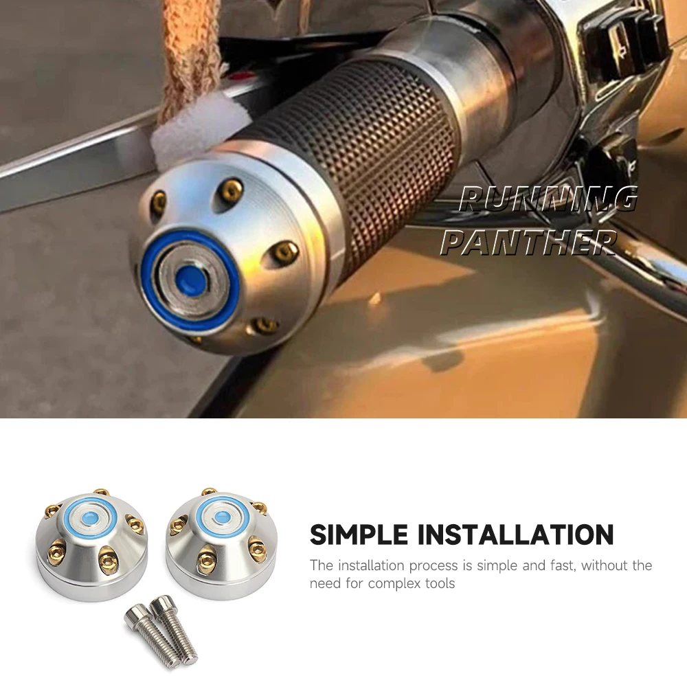 Nuova Moto Manubrio Grip Tappi Bar End Cap In Alluminio Per Vespa Primavera PRIMAVERA 150 SPRINT Sprint 150 GTS300 GTS 300