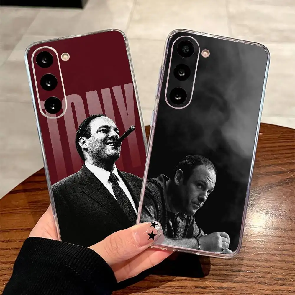 The S-Sopranos T-Tony  Phone Case For Samsung A05 A54 A34 A24 A14 Cover Transparent Silicone Phone Cover