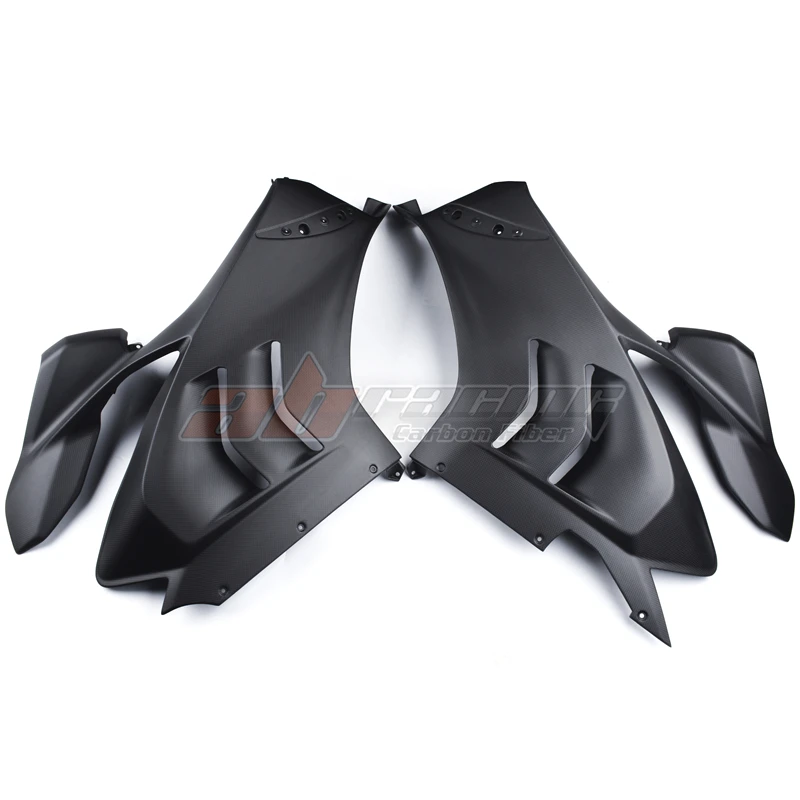 Large Side Panels Cover Fairing For Ducati Panigale V4 V4S 2020 2021 Full Carbon Fiber 100%