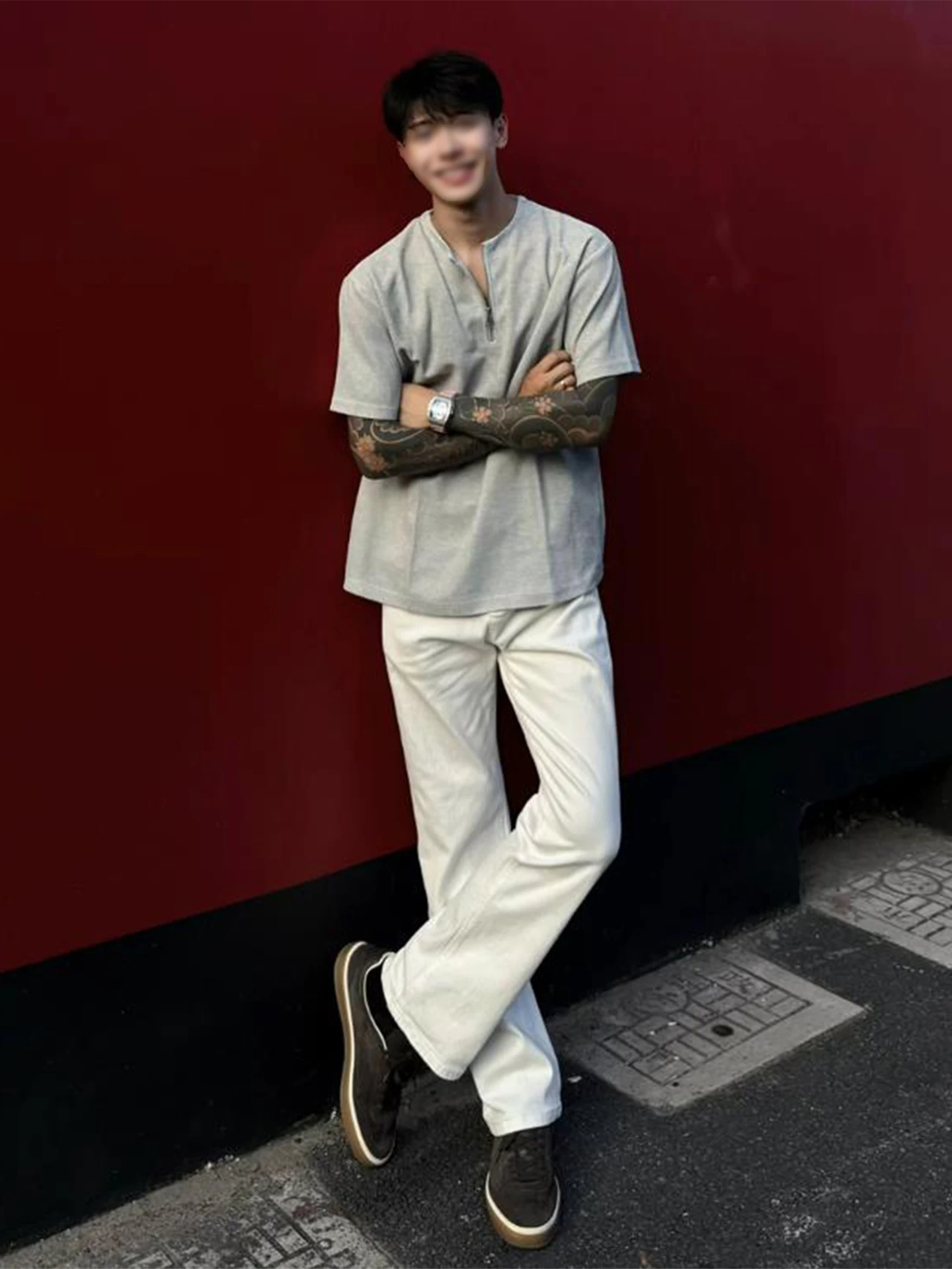 Jeans Brancos Estilo Americano - Streetwear Brand Denim avaliação e preço