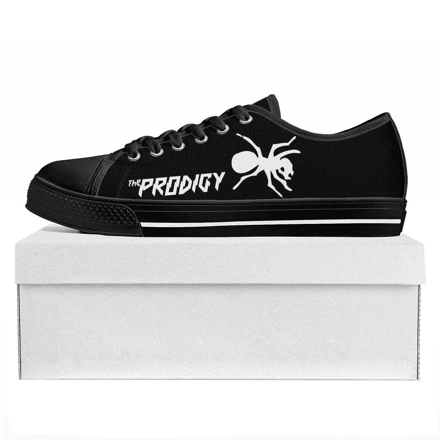 The Prodigy Rock Band Low Top High Quality Sneakers Mens Womens Teenager Canvas Sneaker  Prode Casual Couple Shoes Custom Shoe