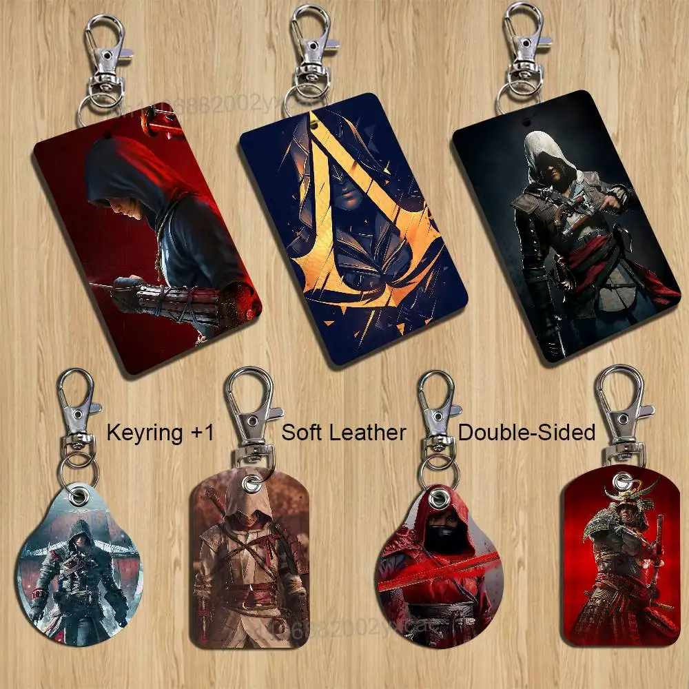 

Yasuke A-Assassins Creed Naoe Holder For Bank Business Work Card Holder Student Card Case Bus Card Keychain