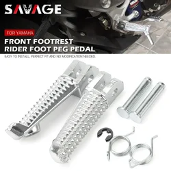 Front Footrest Foot Pegs For YAMAHA FZ1 FZ8 FZ6 N/S/R TDM 900/A XJ6 Diversion XJ6N XJR 1200 400/R FJR 1300 Motorcycle Foot Rest