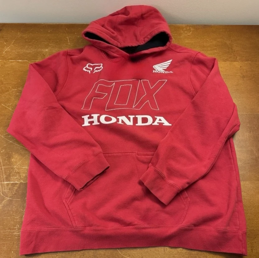 

Толстовка с логотипом Honda, осенне-зимняя мужская и женская уличная одежда, повседневная толстовка с капюшоном для мотоцикла...