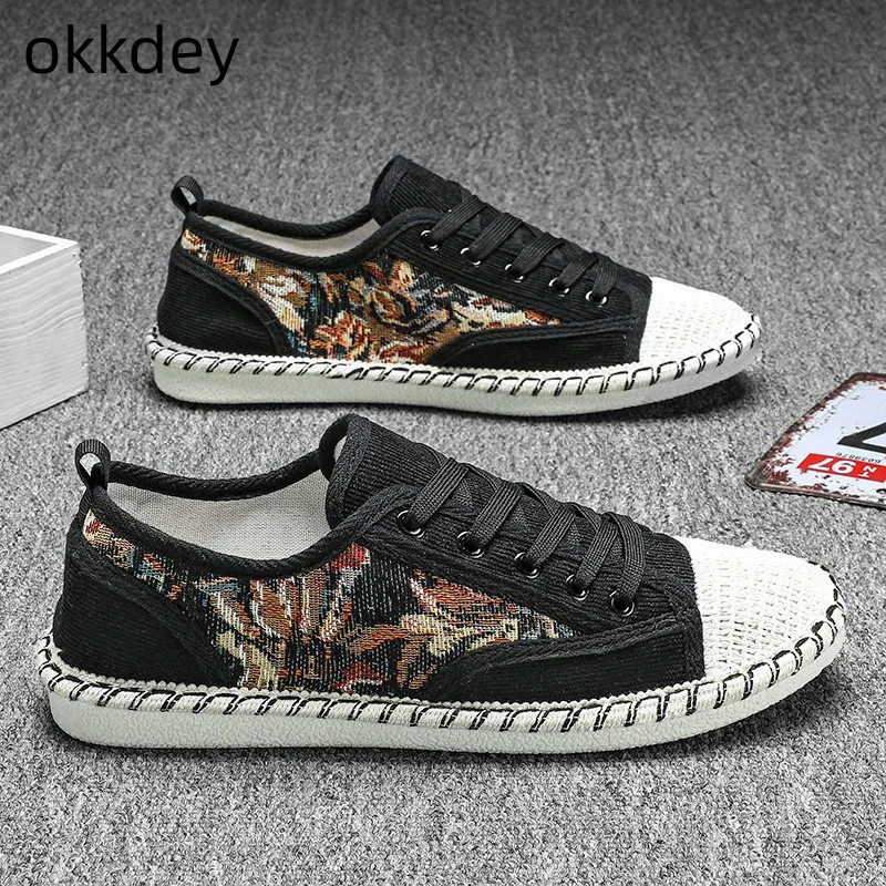 Men's Fisherman Shoes Canvas Shoes Fashion Outdoor Breathable Casual Trend Comfortable Canvas Shoes Casual Shoes Best Sellers