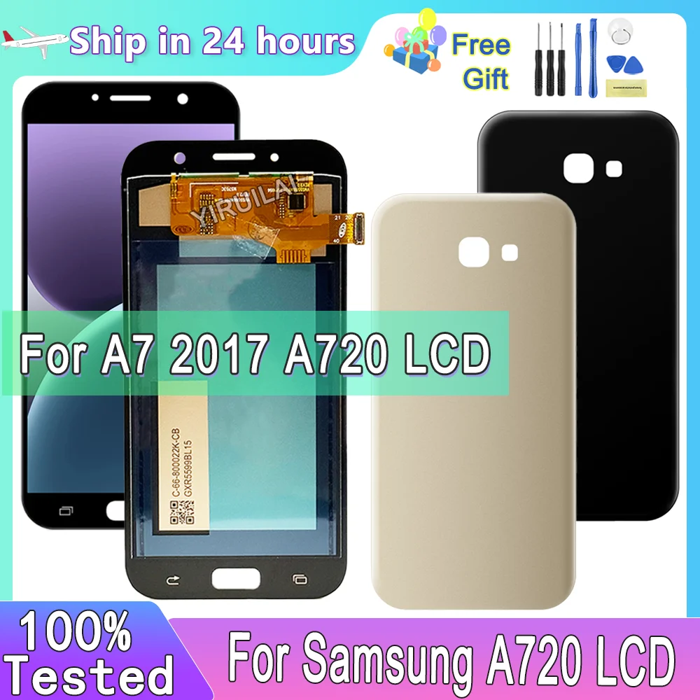 

TFT For Samsung Galaxy A7 2017 A720 LCD Display Touch Screen Digitizer Assembly Replacement For Samsung A720F A720M SM-A720F LCD