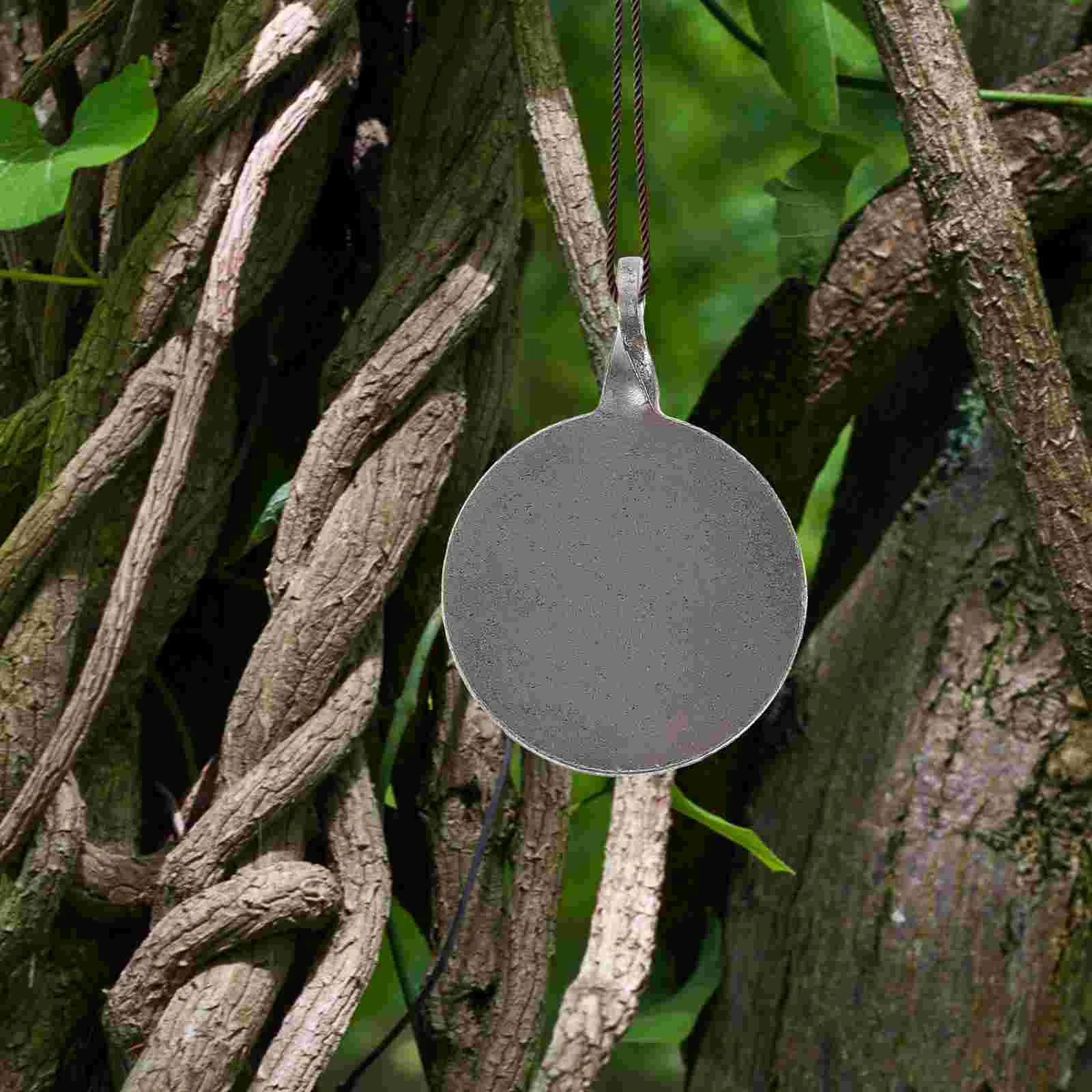 연습을위한 3 Pcs 스테인레스 스틸 슈팅 타겟 경량 컴팩트 교수형 디자인 다목적 훈련 도구