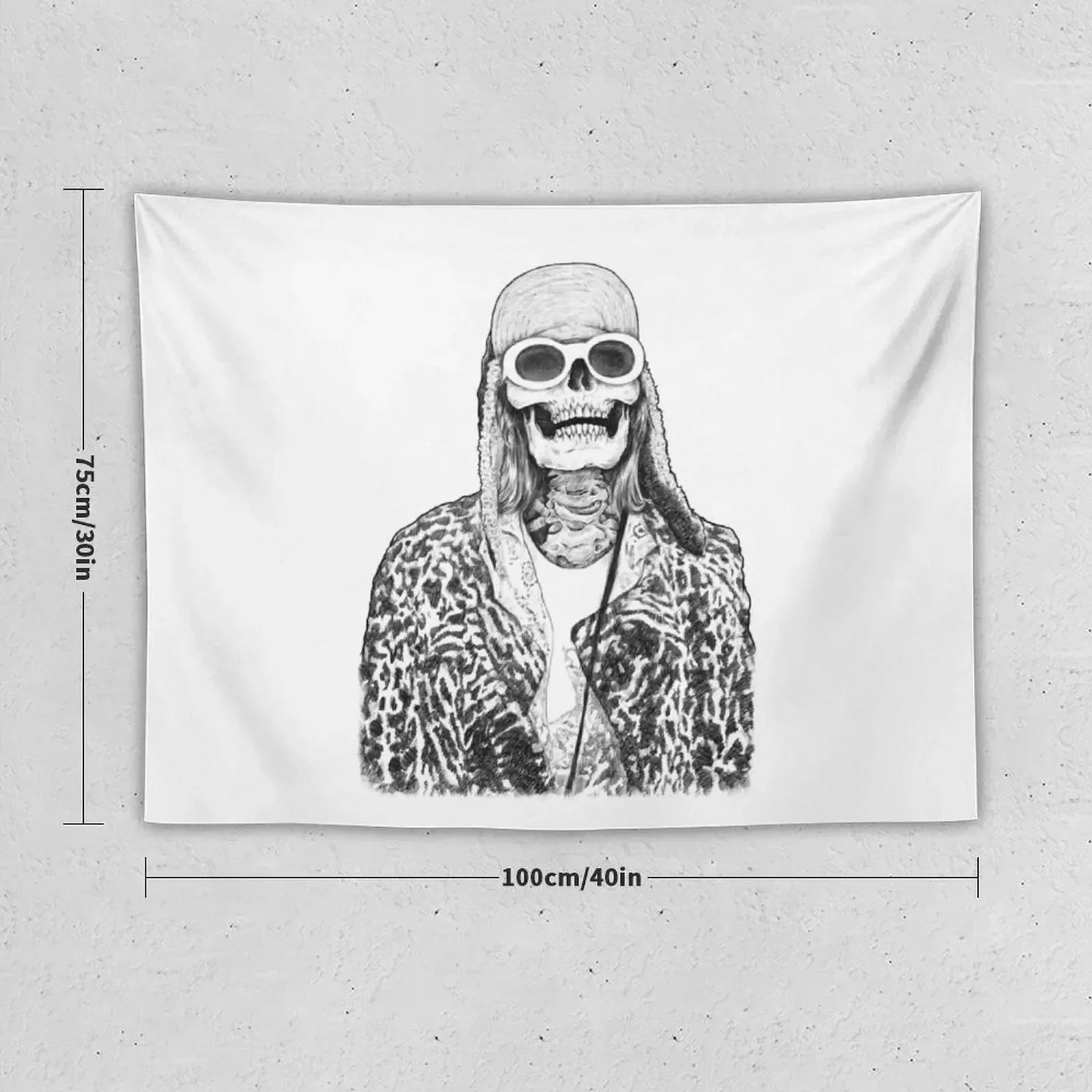 Dead Famous Kurt Tapestry Outdoor Decor Bedrooms Decorations Room Decorations Aesthetic Wall Hanging Wall Tapestry