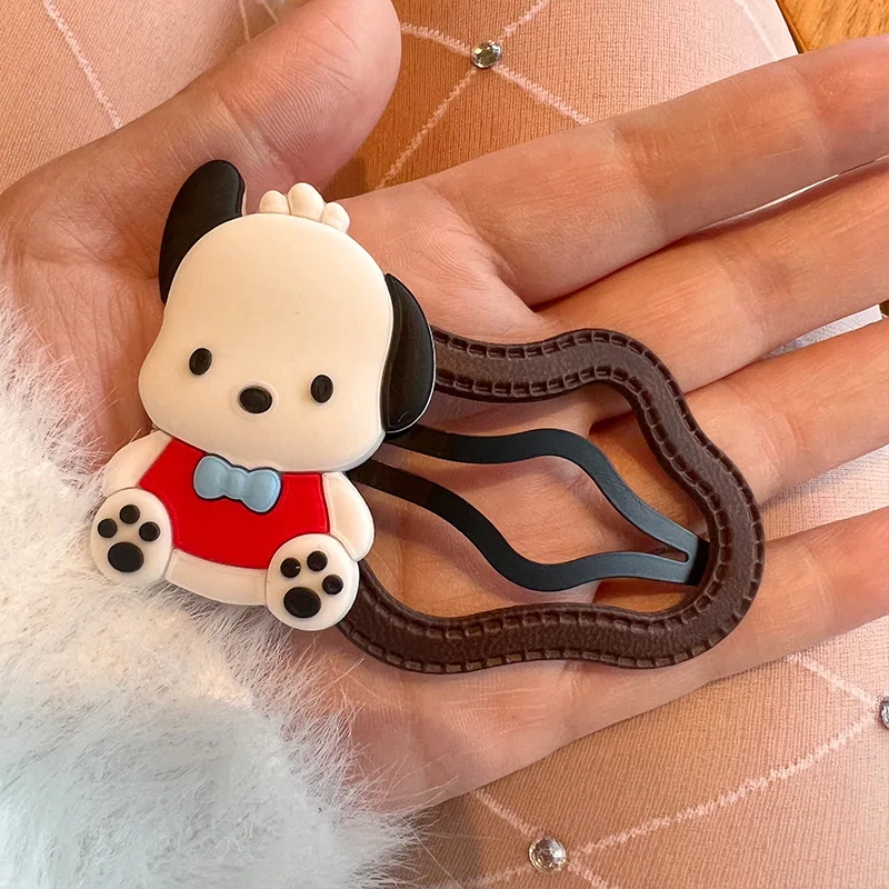 Soft Cute Knock Sanrio New Hairpin Cute Hellokitty Pachacco Cinnamoroll Girls All Match Broken Hair Clip Sweet Hair Accessories