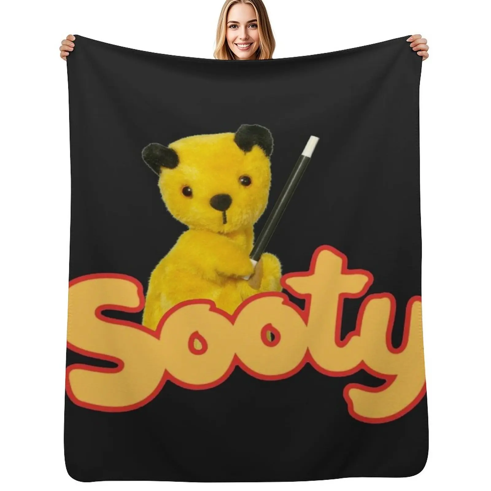 Sooty and sweep Throw Blanket Summer For Baby Hairys Soft Plaid Designers Blankets For Baby Blankets