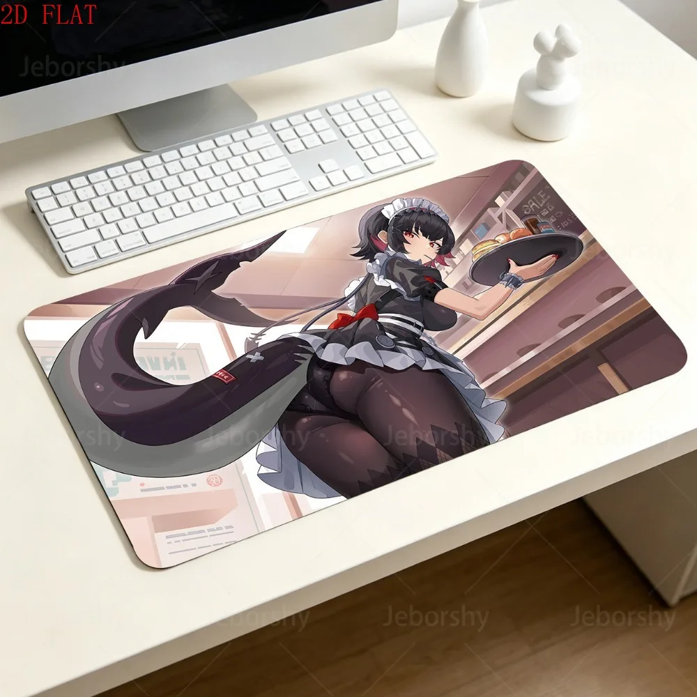 Zenless Zone Zero Ellen Joe Gaming Mouse Pad - Anime Shark Girl Desk Mat for PC Gamer