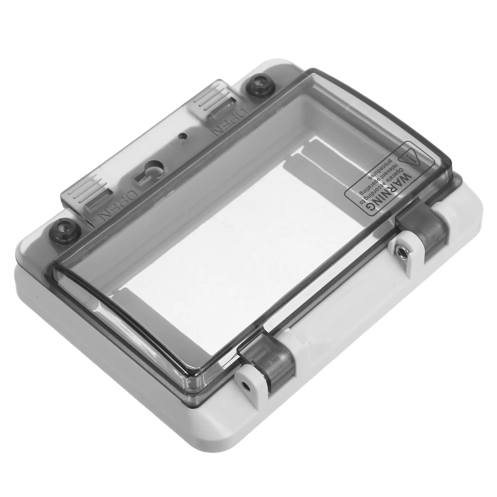 6 Way Circuit Breaker Cover Transparent Waterproof Splashproof Electrical Breaker Box Panel Distribution Box Indoor Outdoor