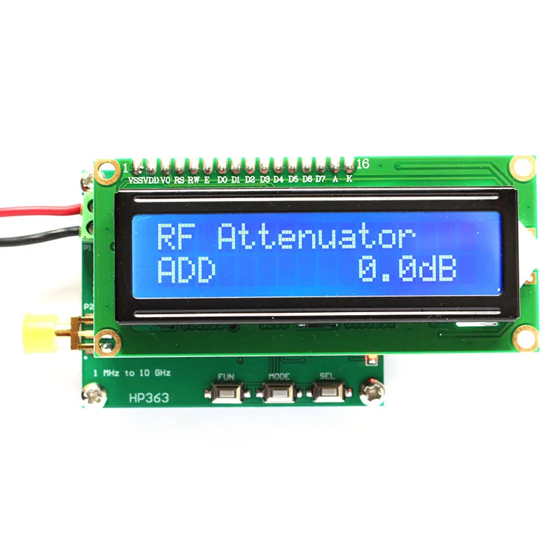 HP363 Intelligent Digital RF Power Meter 1MHz to 10GHz -50 to 0dBm RF Signal Measuring Meter Module