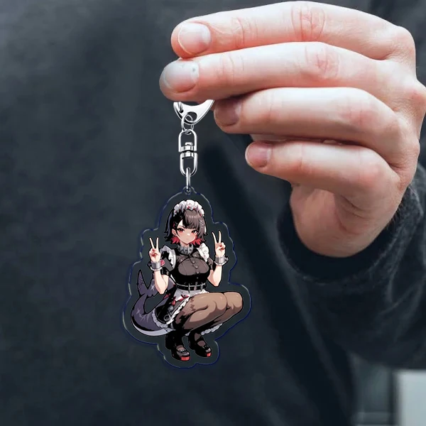 Anime ZZZ Zenless Zone Zero Gantungan Kunci Llaveros Aksesoris Tas Pesona Kawaii Chibi Mobil Gantungan Kunci Wanita Gantungan Kunci Perhiasan Penggemar Hadiah