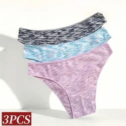 3Pcs/Set Women Panties Low Rise Briefs Seamless Underwear Female Underpants Comfort Strench Panties Sexy Lingerie S-XL