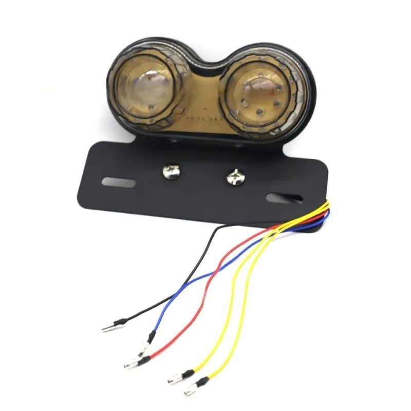 

Popu для мотоцикла, модифицированный задний фонарь, стоп-сигнал, круиз-автомобиль, ретро модифицированный светодиодный задний фонарь Kawasaki Vn 1500 1600 1700 80