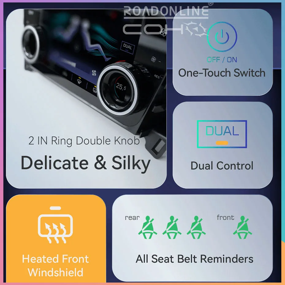 For Car AC Panel Screen For Mazda3 Axela CX-4 2014-2019 Air Conditioning LCD Multimedia Android Car Radio Board