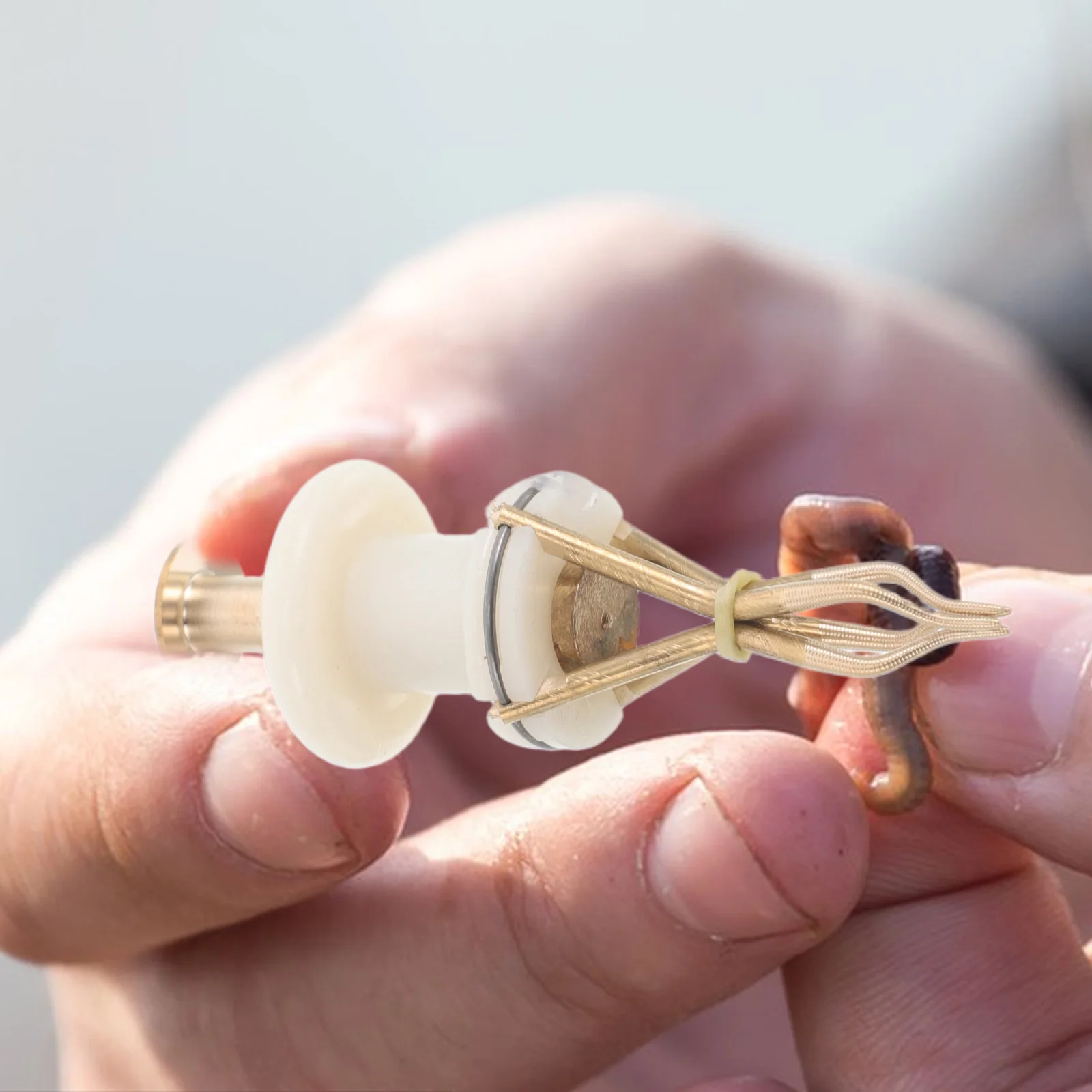 

2 Pcs Fishing Accessories Tool Set Bait Clip Cooler Tackle Clips White Equipment