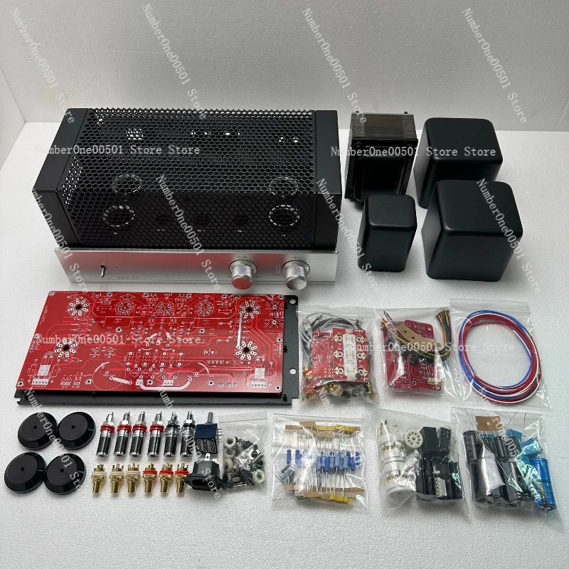 

Набор для самостоятельной сборки лампового усилителя EL34 Push-Pull Hi-Fi стерео, аудиофильского класса, собери сам