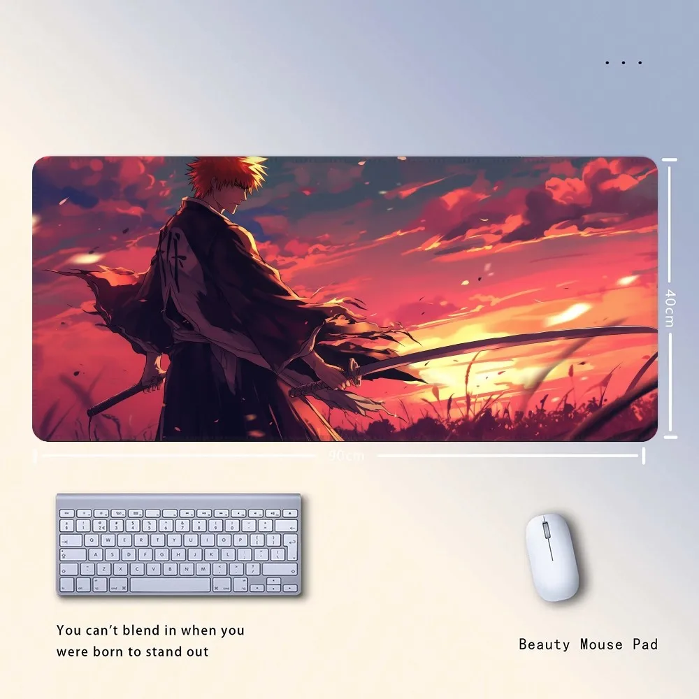 BleachS Mousepad Gaming 400x900 Locking Edge Big Gamer Large Rubber Art Computer Mousepad Laptop Desk Mat