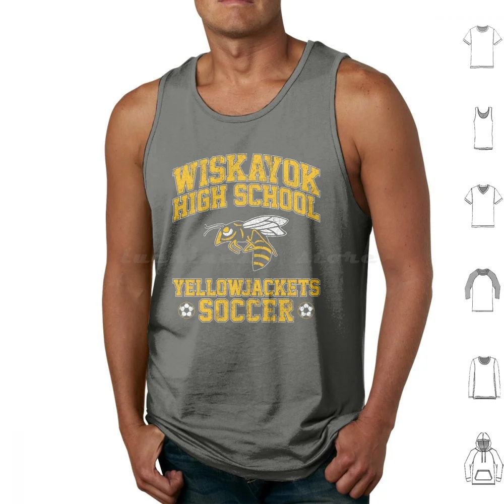 Wiskayok High School Yellowjackets Soccer Tank Tops Print Cotton Tv Shauna Christina Ricci High School Jackie Natalie