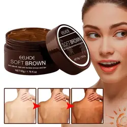 50g Natural Self Tanning Cream Sunless Body Face Skin Fast Self Tanner Sun Tanner Oil Self Solarium Cream Self Tanning Lotion