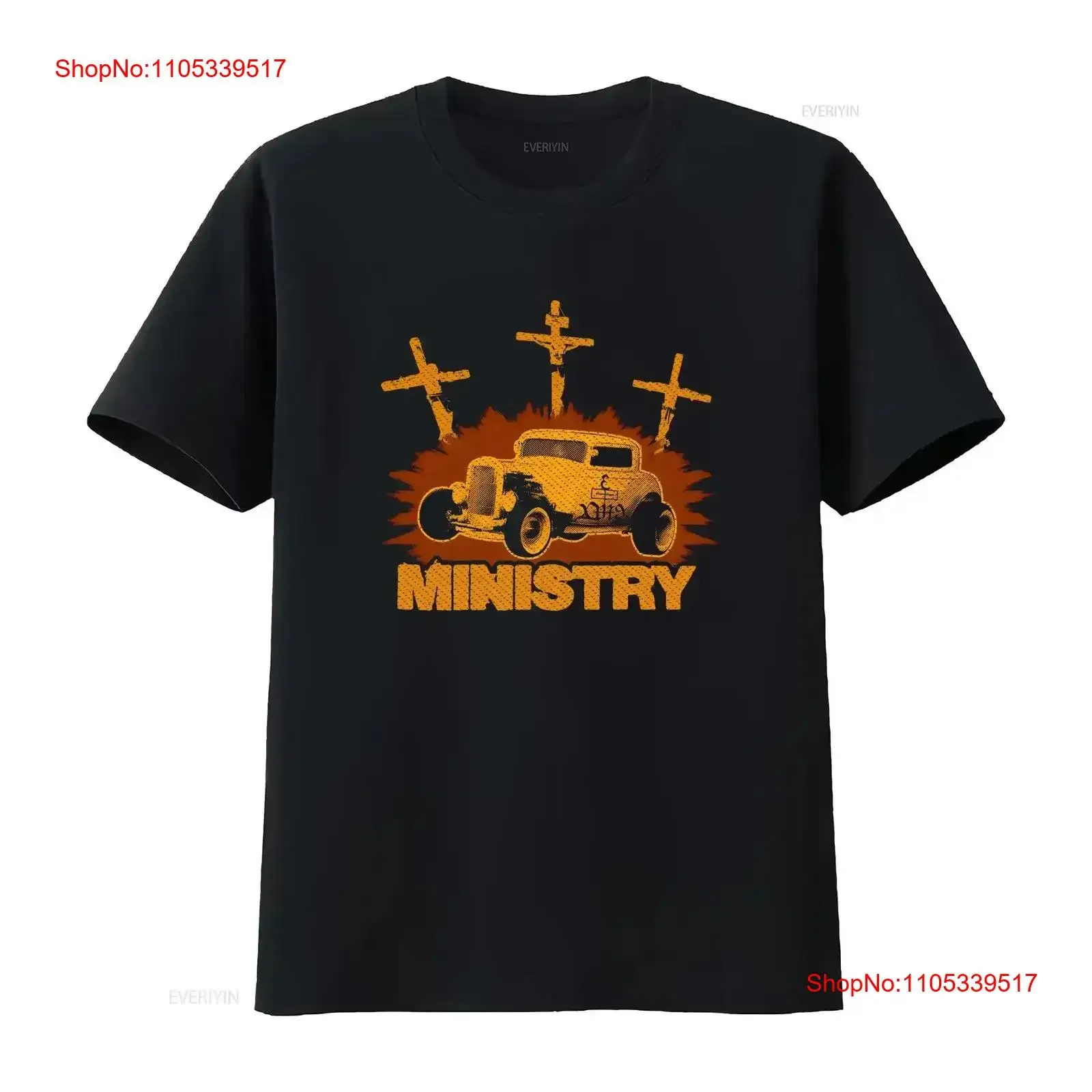 Classic Ministry Poster Country Music Men All Size T Shirt B35 vintage Washed streetwear homme Soft Slightly Comfortable