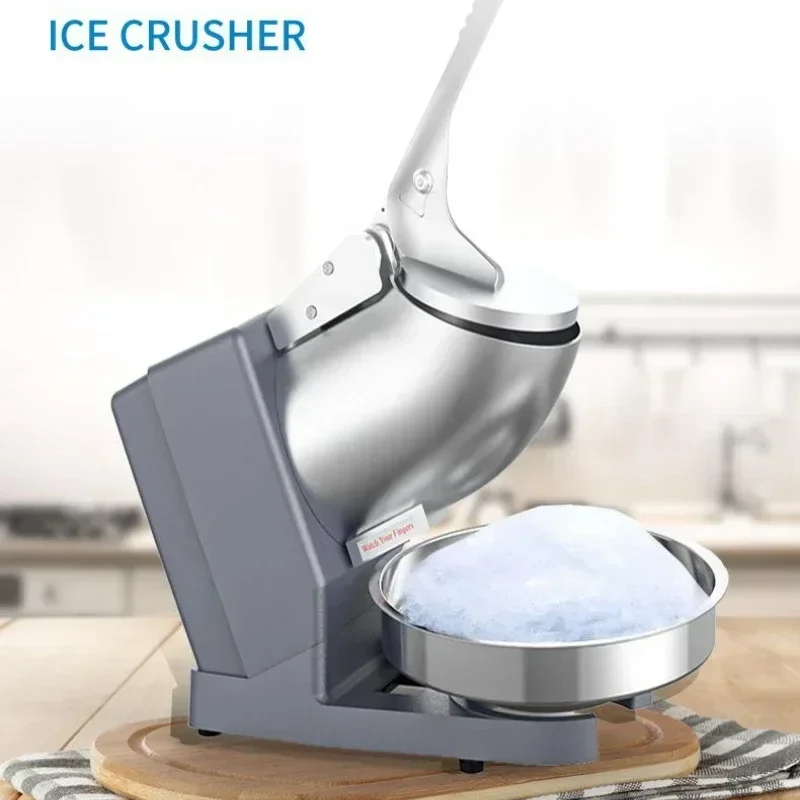 Ice Crusher 220V Electric Ice Breaker Commercial Shaved Ice Machine Automatic Slushy Machine 빙수기계 Machine À Glace Pilée