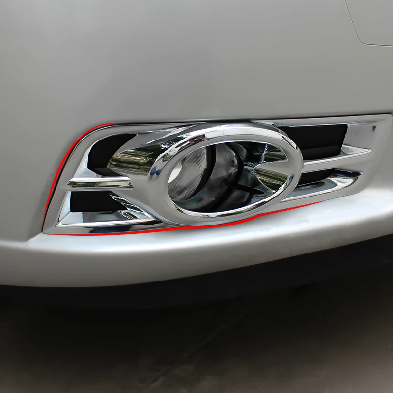 2 Pcs/Set Car Front Fog Lamp Trim Fog Lights Covered Covers Sticker for Chevrolet Cruze 2009 -2015 Car Styling Accessories