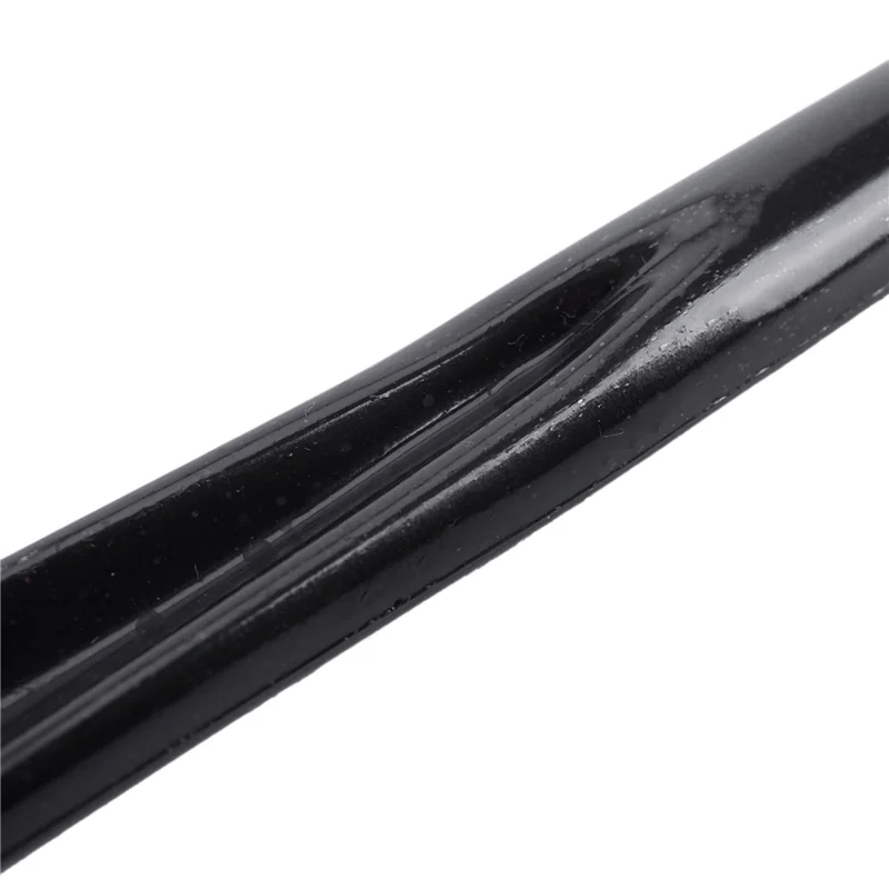 AS96-5 Calzador de plástico con mango extra largo de 18,5 pulgadas, calzador flexible, fácil y resistente, ayuda antideslizante, 1 color negro