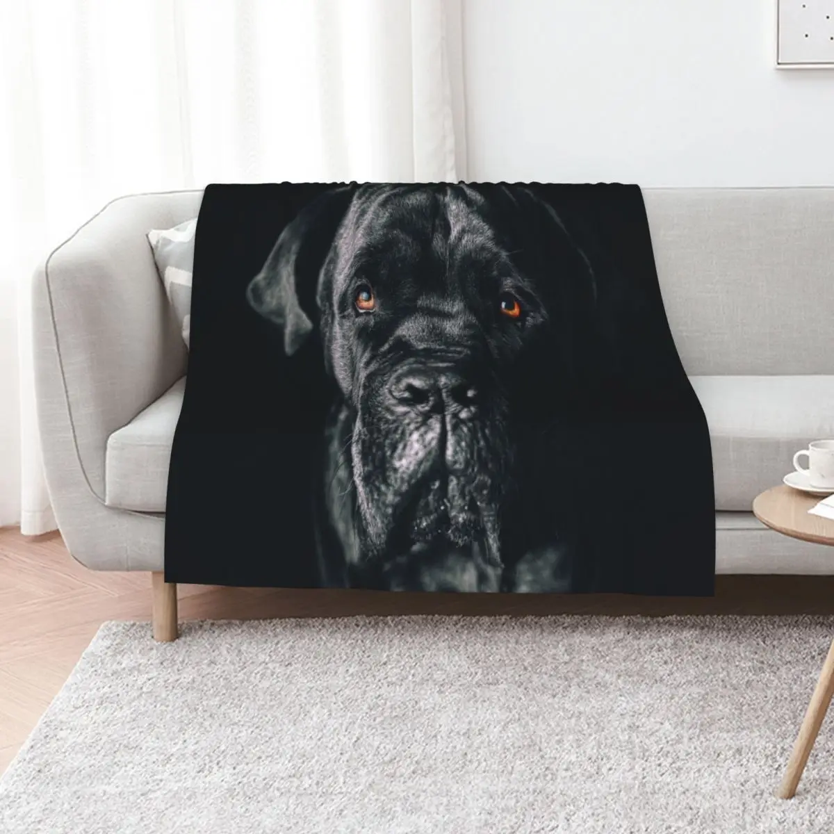 The art of dog Cane Corso - Italian Mastiff Throw Blanket Blankets For Sofas for sofa Summer Furry Flannel Fabric Blankets
