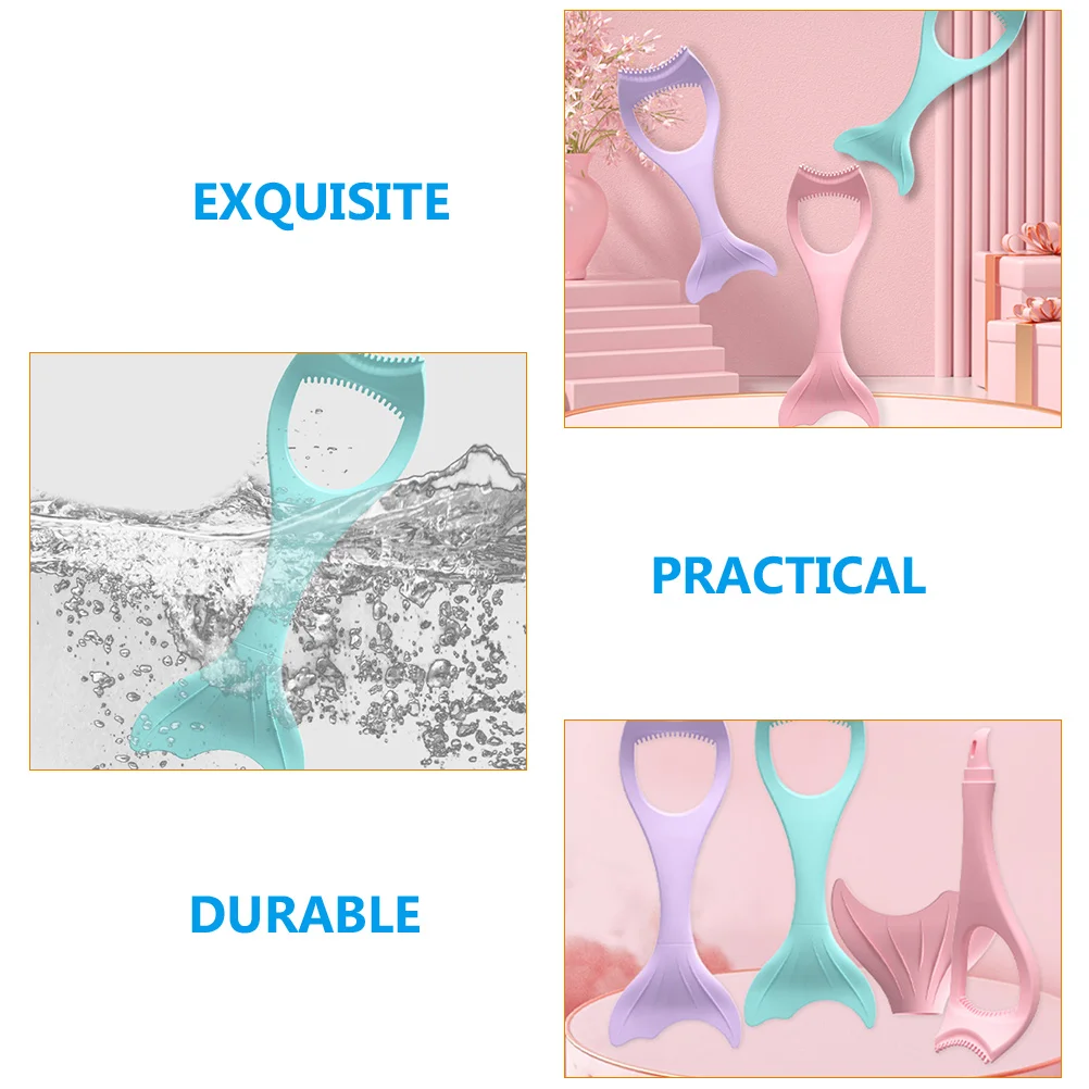 

Silicone Eyeliner Stencil Mermaid Tail Shape Compact Eye Makeup Aid For Eyelash Eyeshadow Lipstick Women Tool Reusable