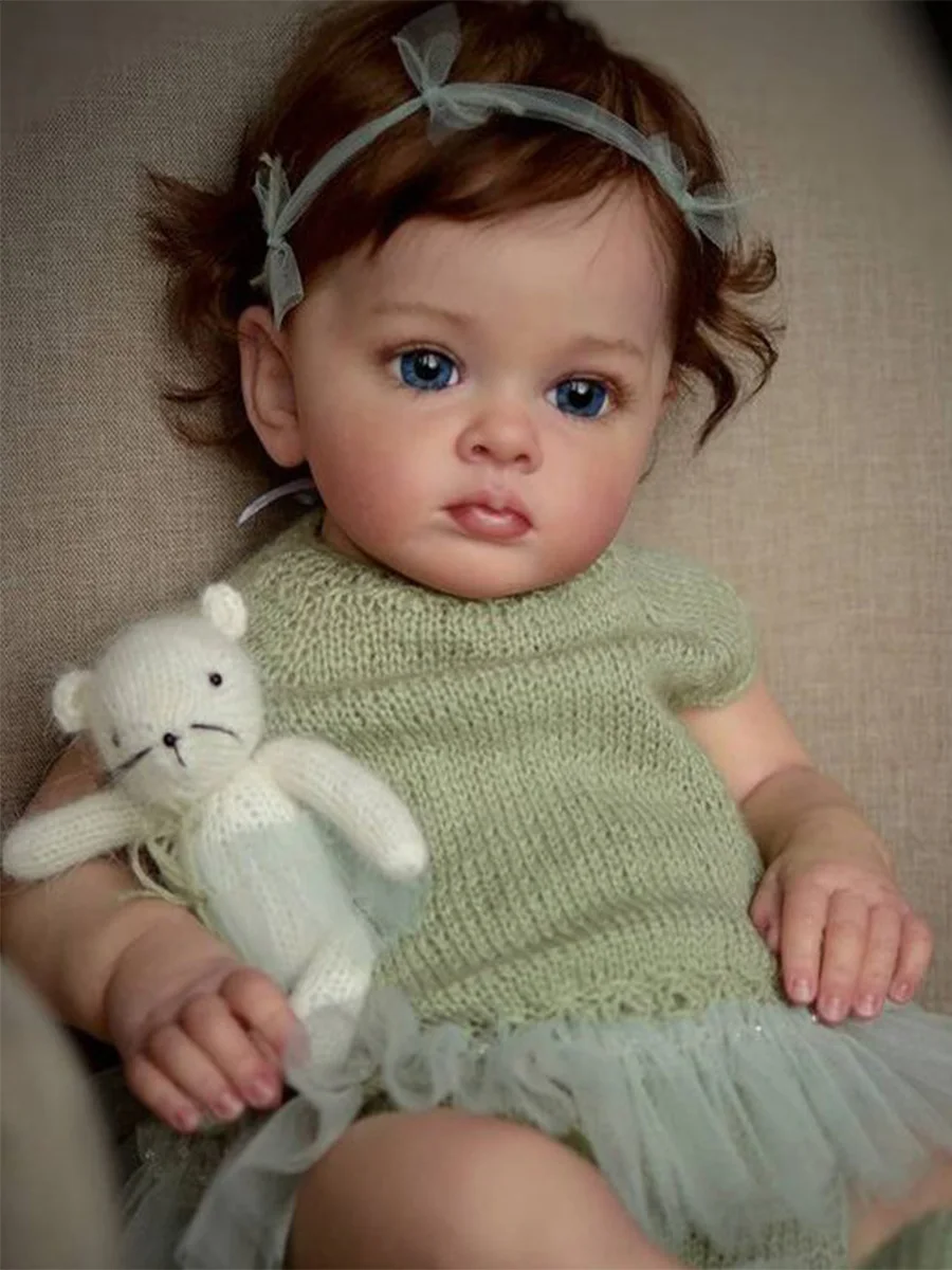 Muñeca Reborn realista – Muñeca Bebé Realista Bañable de 60 cm