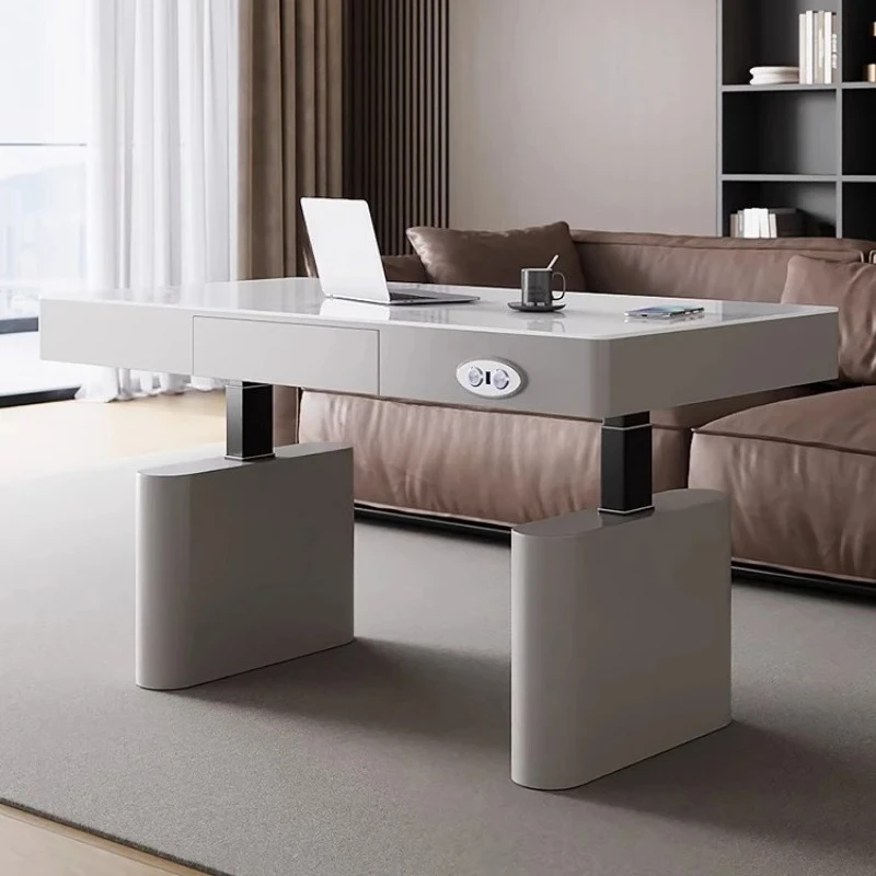A  Multifunctional Lift Coffee Table Dining Table Dual-purpose Two-in-one Electric Smart Desk