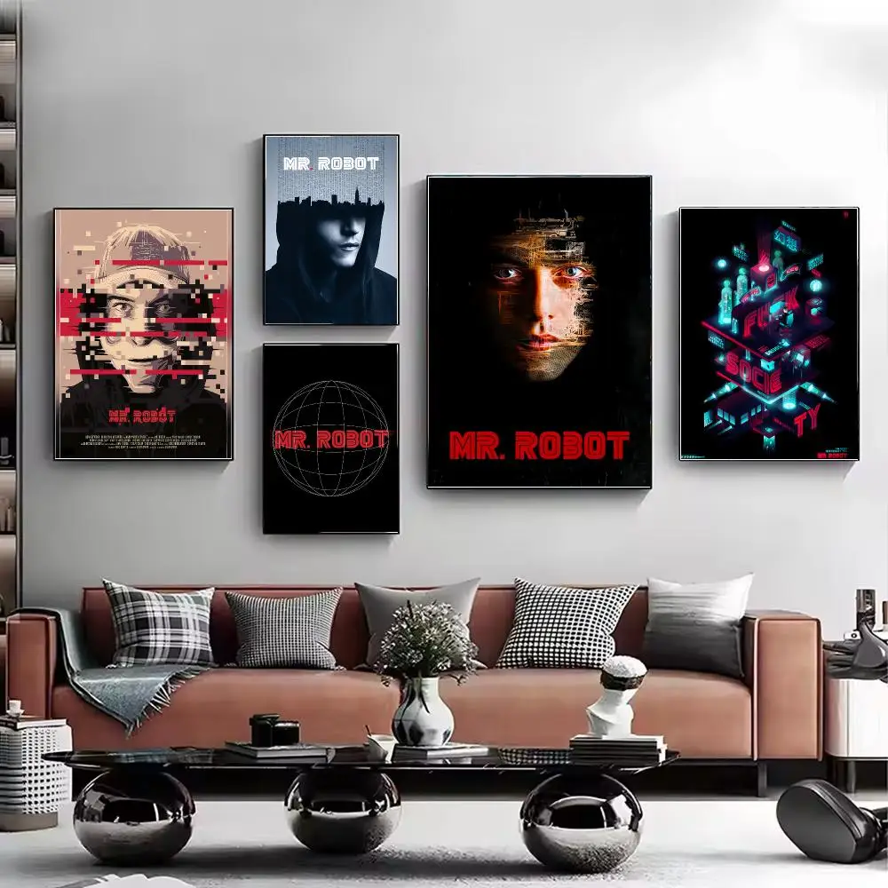 TV Series Mr. Robot Poster Stylish Wall Art Print for Living Room Bedroom Study Office Café Home Decor Modern Gift