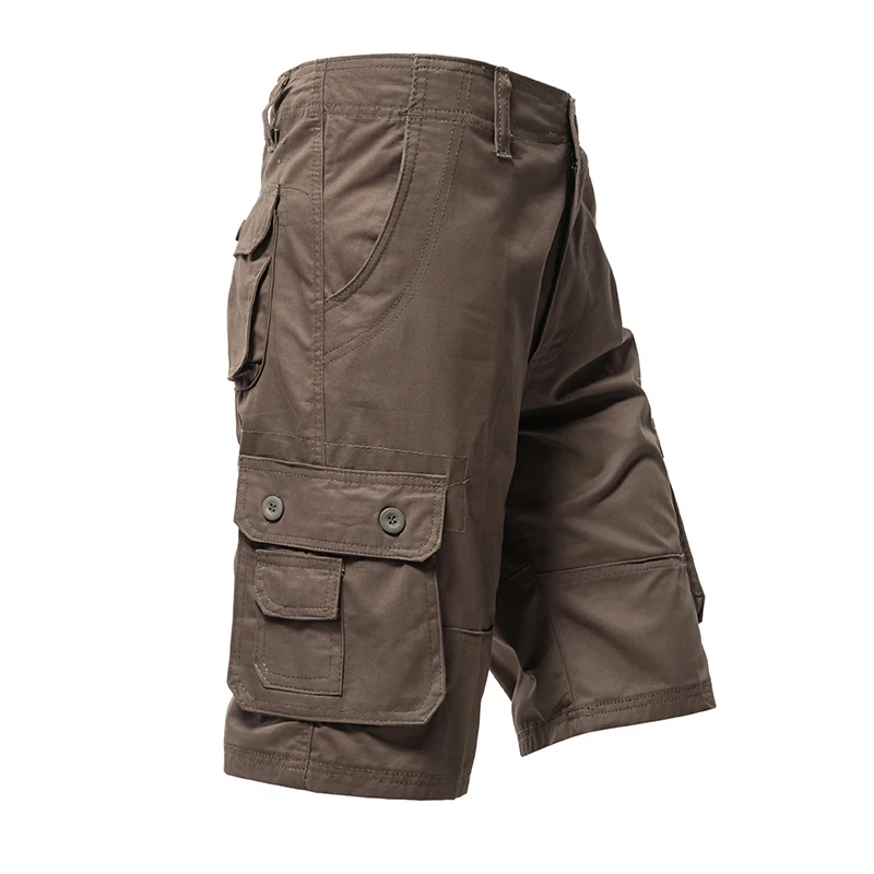 Pantaloni al ginocchio scozzesi da uomo Y2K pantaloncini Cargo pantaloncini sportivi Casual Bermuda pantaloni da trekking pantaloncini Cool in cotone da spiaggia con coulisse americana