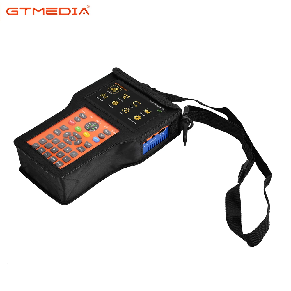 GTMEDIA V8 Finder Pro H.265 Combo Meter Backpack Option DVB-S2X/S2/T2/C Spectrum Analyzer 4.3 inch LCD Screen CCTV in AHD