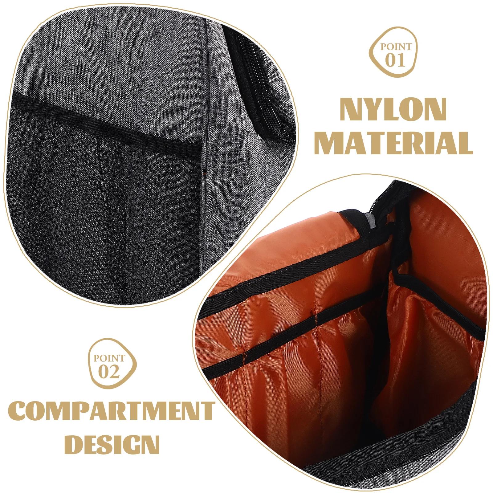 

Travel Bartender Bag Lightweight Portable Storage for Bar Kit Outdoor Indoor Party Use Shockproof Compartment Design